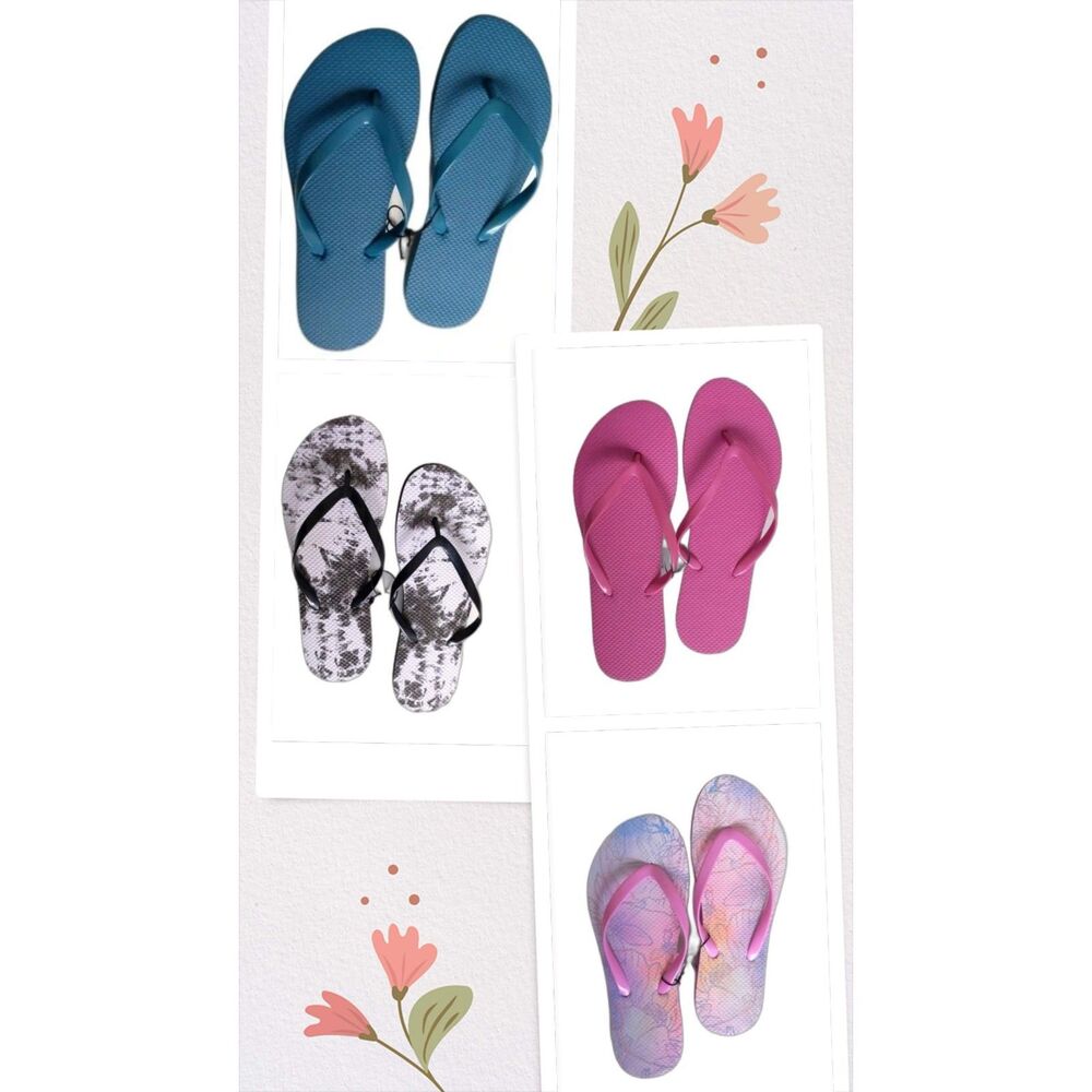 West Loop Women's NEW 12 Pairs of Summer Flip Flops S (5/6) Reseller Bundle!